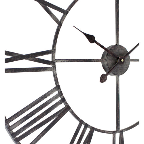 Laurel Foundry Modern Farmhouse Eisenhauer Metal Wall Clock & Reviews